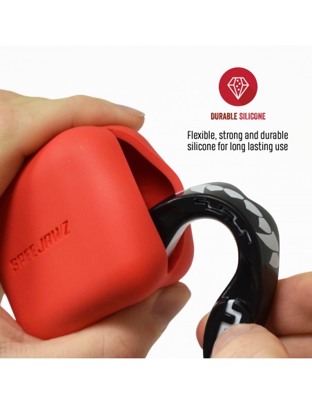 Discover SAFEJAWZ: The first flexible silicone mouthguard case!