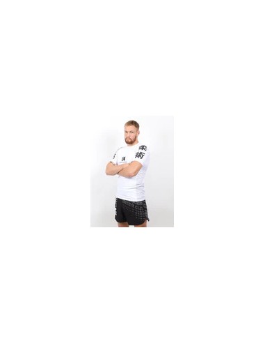 Fight Apparel 柔術 - Ranked Performance Rashguard Weiss