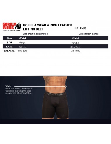 Stabilisiere deine Wirbelsäule mit dem 4 Inch Leather Lifting Belt