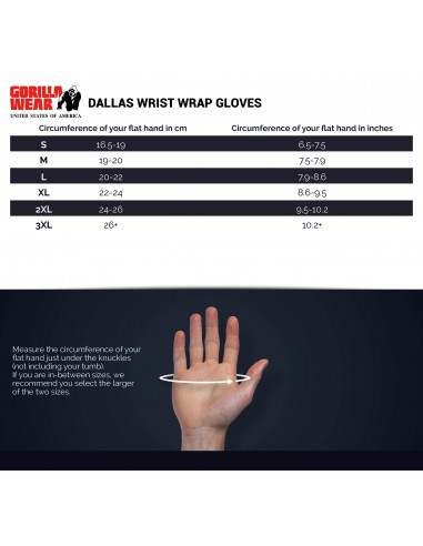 Gorilla Wear Dallas Wrist Wrap Gloves