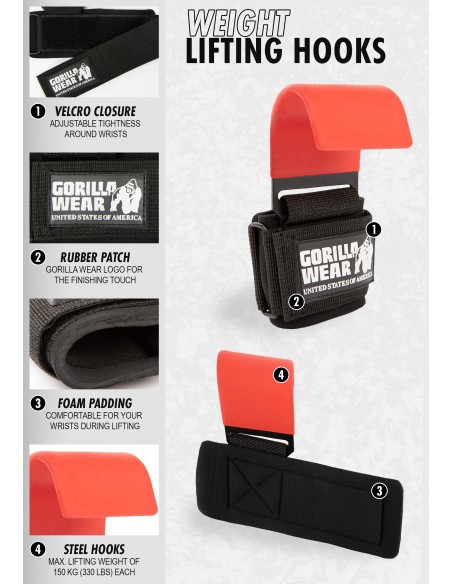 Augmente tes résultats d'entraînement avec les crochets de levage réglables