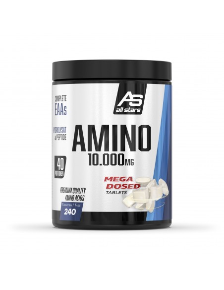 Muscle building & muscle maintenance: All Stars Amino 10,000 capsules in focus