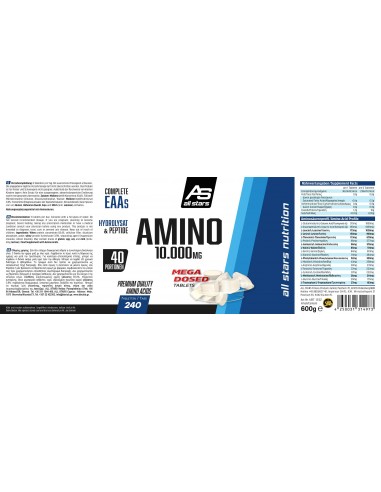 Muskelaufbau & Muskelerhalt: All Stars Amino 10.000 Kapseln im Fokus
