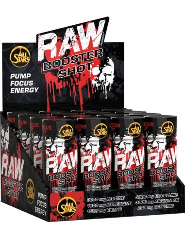 De l'énergie à l'état pur : 160mg de caféine dans All Stars Raw Intensity Booster Shots