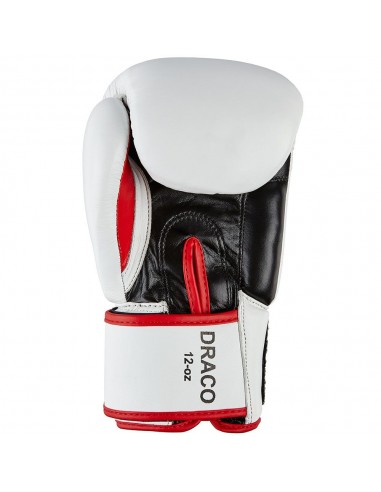 S'entraîner avec style : Gants de boxe en cuir blanc "Draco" de BENLEE