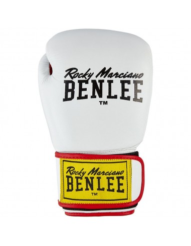Training in style: White leather boxing glove "Draco" from BENLEE