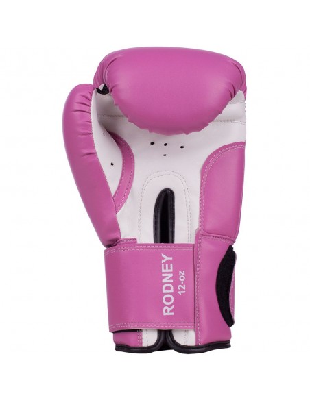 Benlee Boxing Gloves Rodney Pink: Synthetic leather boxing gloves for women