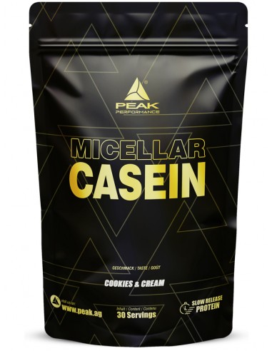 Casein from Peak: Perfect before sleep for muscle building