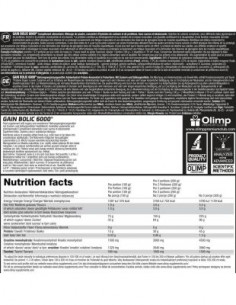 Puissance des protéines et des glucides avec Gain Bolic 6000 2