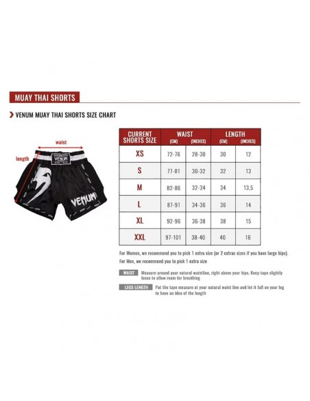 Venum Classic Muay Thai shorts - perfect for Thai and kickboxers