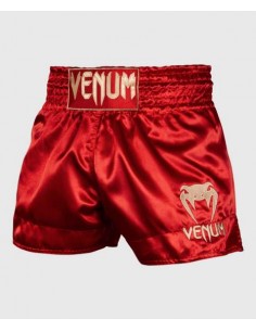 Short Muay Thai rouge de Venum à acheter dans la boutique en ligne suisse