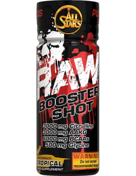 Pure energy: 160mg caffeine in All Stars Raw Intensity Booster Shots