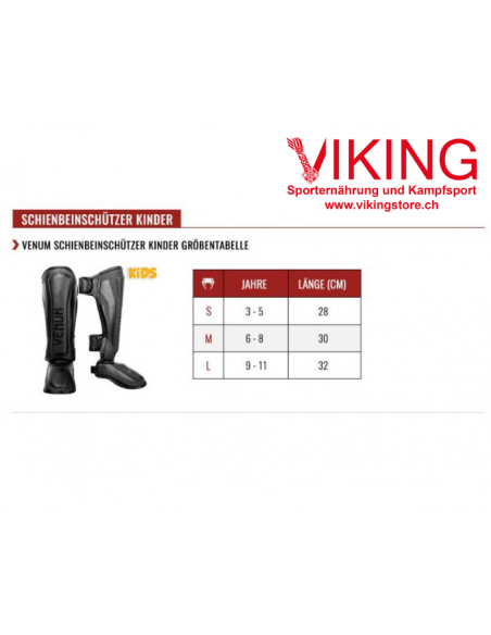 Venum Challenger: Lightweight, impact-resistant shin guards for children