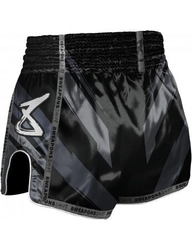 8 Weapons Mauy Thai Shorts Shift Schwarz/Matt