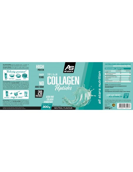Collagen peptides - the protein powder for skin, hair, nails and joints