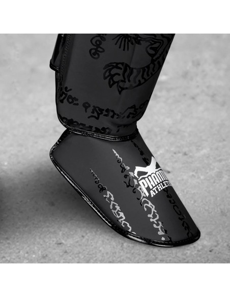 Phantom Schienbeinschoner Muay Thai Schwarz