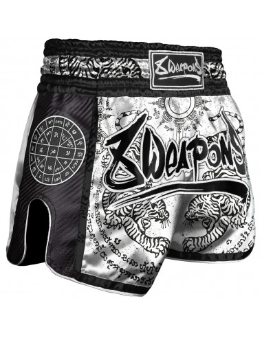 Sak Yant Tigers - Short Muay Thai Carbon de 8 Weapons acheter en ligne