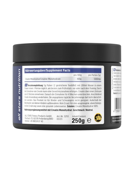 All Stars Créatine monohydrate 250g