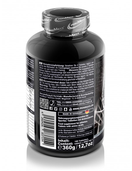 Ironmaxx 100% EAAs Ultra Strong 180 Stk