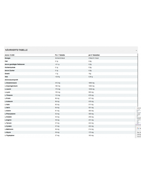 Muscle building & muscle maintenance: All Stars Amino 10,000 capsules in focus