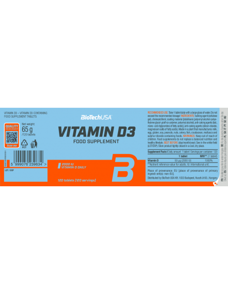 Strengthen your immune system: Buy Bio Tech USA vitamin D3 & get started