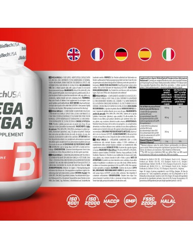 Omega3 - Fettsäuren - BioTech USA im schweizer Onlineshop kaufen