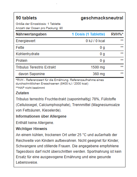 Bio Tech USA Tribulus Maximus 90 Stk
