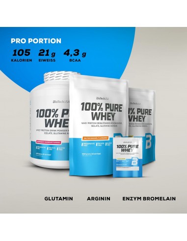 Acquista Pure Whey 100% proteine del siero del latte BioTech USA nel negozio online svizzero