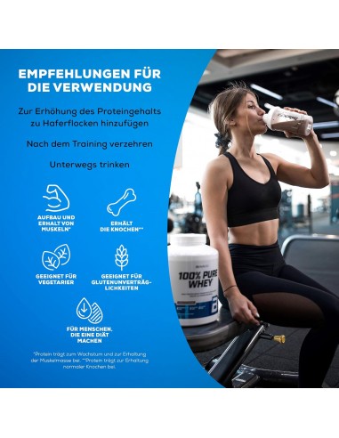 Acquista Pure Whey 100% proteine del siero del latte BioTech USA nel negozio online svizzero