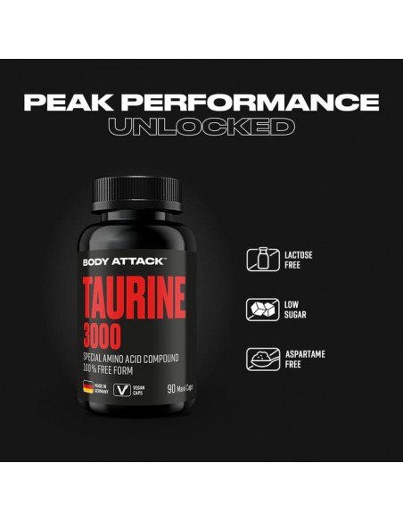 Body Attack Taurine 3000 60 Stk Swiss Edition