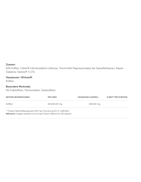 Olimp Caffeine Kick - the extra boost of energy