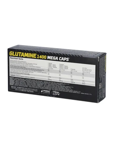 Pure L-glutamine: Olimp Glutamine Mega Caps 1400 mg