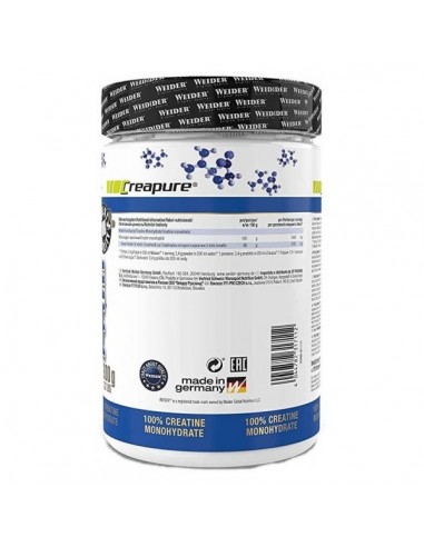 Acheter Creatine Pure - Weider Nutrition 600g dans la boutique en ligne suisse