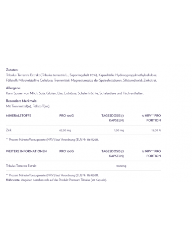 Weider Premium Tribulus 90 Stk