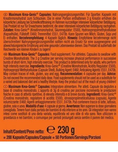 Weider Maximum Krea-Genic - Creatine buy in Swiss online shop