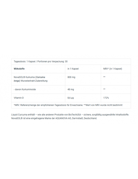 Hol dir das Power-Duo: Liquid Curcuma Kapseln mit Vitamin D