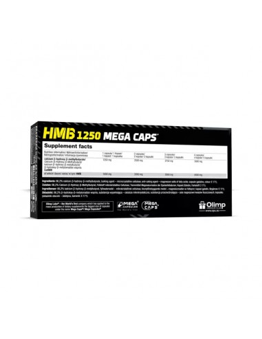 Acheter HMB 1250 Mega 120 pcs - Olimp dans notre boutique en ligne suisse