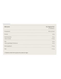 Découvre le pouvoir de l'algue d'eau douce avec Burgerstein Spirulina 2