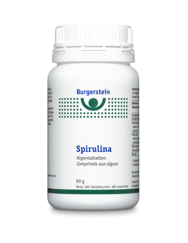 Découvre le pouvoir de l'algue d'eau douce avec Burgerstein Spirulina