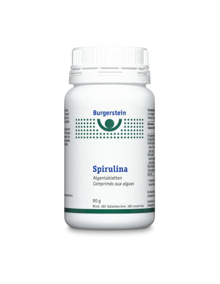 Découvre le pouvoir de l'algue d'eau douce avec Burgerstein Spirulina