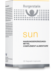 Burgerstein Sun : protège ta peau du soleil