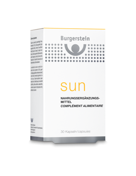 Burgerstein Sun : protège ta peau du soleil