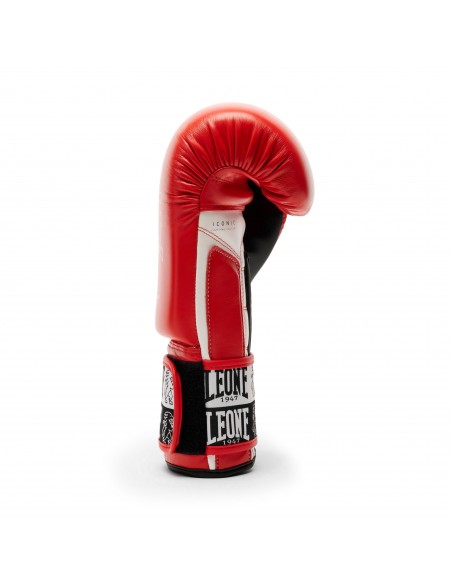 Discover the new Leone Iconic boxing gloves in red