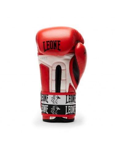 Découvre les nouveaux gants de boxe Leone Iconic en rouge