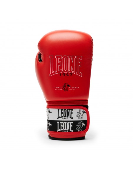 Découvre les nouveaux gants de boxe Leone Iconic en rouge