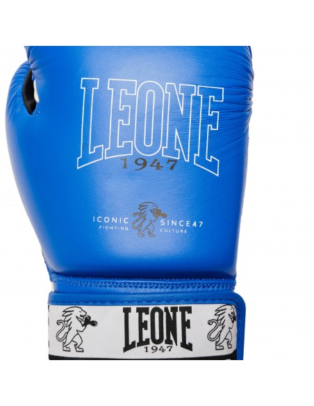 Gants de boxe de Leone : série Iconic en bleu