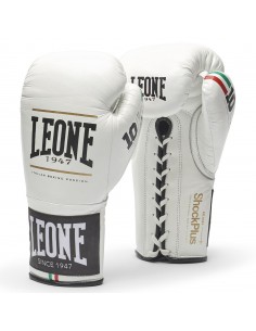 Boxare come un professionista: Leone Shock Plus in bianco - allacciata