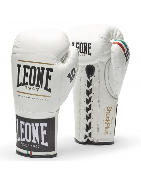 Boxing like a pro: Leone Shock Plus in white - laced