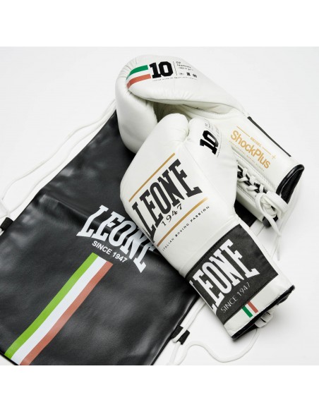 Boxing like a pro: Leone Shock Plus in white - laced