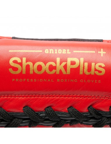 Boxing like a pro: Leone Shock Plus in red - laced
